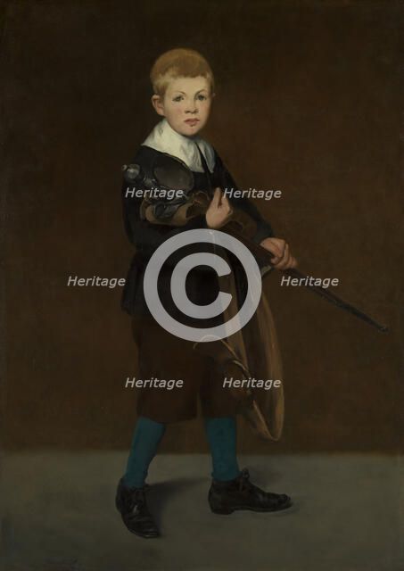 Boy with a Sword, 1861. Creator: Edouard Manet.