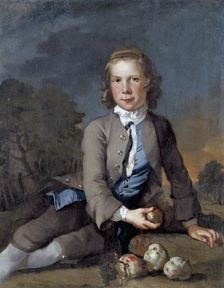 Boy with apples 1729-1740. Artist: Richard Wilson