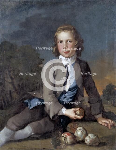 'Boy with apples', 1729-1740. Artist: Richard Wilson.