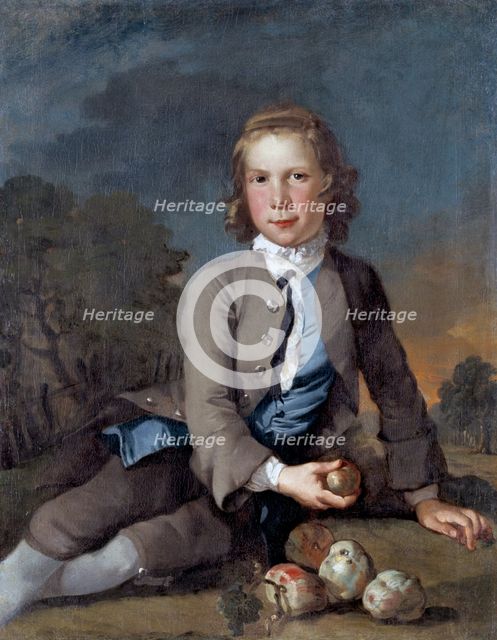 'Boy with apples', 1729-1740. Creator: Richard Wilson.