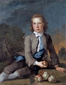Boy with apples 1729-1740. Creator: Richard Wilson
