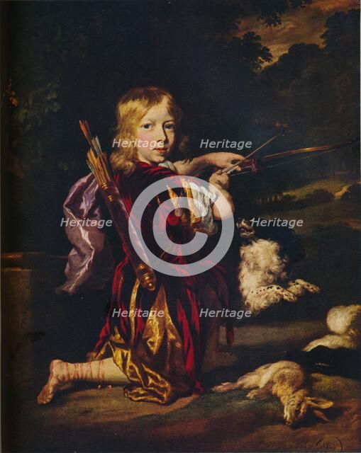 'Boy with Bows and Arrows', c1670. Artist: Nicolaes Maes.