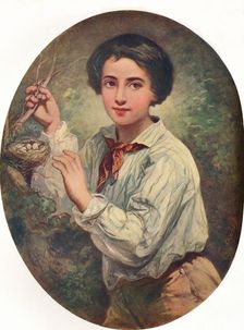 Boy with Bird's Nest 1852. Artist: Bernard Charles Chiapory