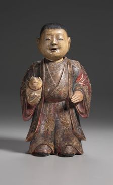 Boy with Dog, c. 1800. Creator: Unknown