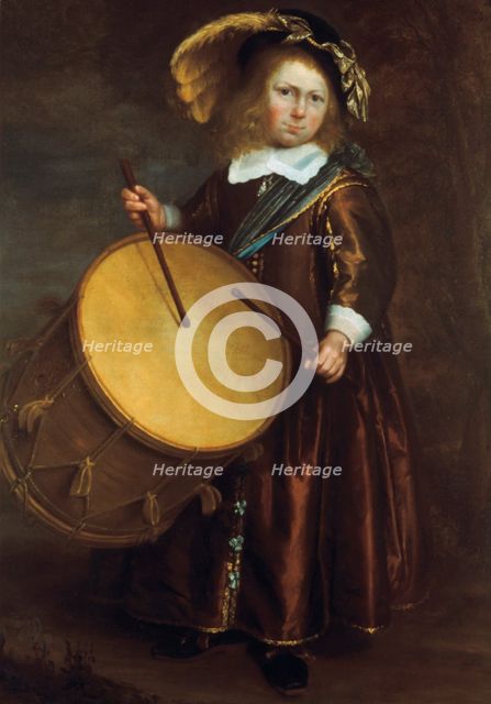 'Boy with Drum', 17th century. Artist: Rembrandt Harmensz van Rijn    