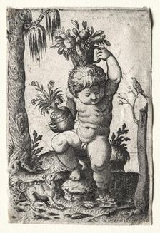Boy with Fruit Basket, 1500s or 1600s. Creator: Unknown