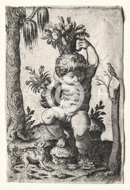 Boy with Fruit Basket, 1500s or 1600s. Creator: Unknown.