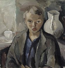 Boy with Jug, 1926. Creator: Juho Salminen