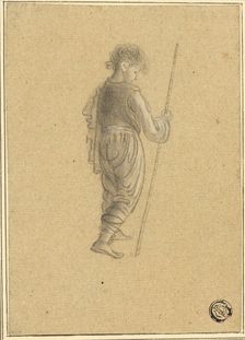 Boy with Staff, n.d. Creator: Giovanni Battista Cipriani