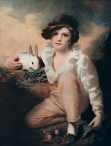 Boy with Rabbit c1814 (1912).Artist: Henry Raeburn