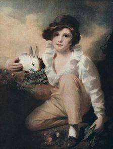 Boy with Rabbit c1814 (1912).Artist: Henry Raeburn
