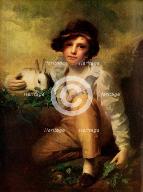 'Boy with Rabbit', c1814, (1924). Creator: Henry Raeburn.