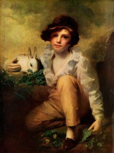 Boy with Rabbit c1814, (1924). Creator: Henry Raeburn