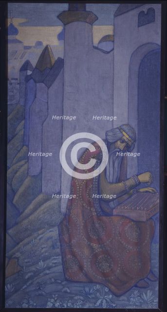 Boyan, 1910. Artist: Roerich, Nicholas (1874-1947)