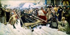 Boyarynya Morozova 1887. Artist: Vasily Surikov