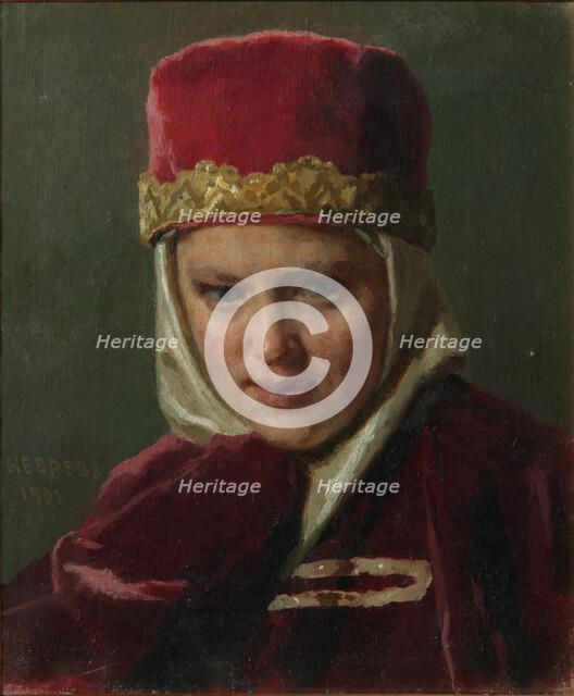Boyar's Wife, 1901. Artist: Nevrev, Nikolai Vasilyevich (1830-1904)