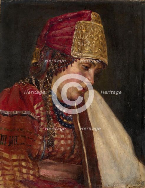 Boyar's Wife. Artist: Surikov, Vasili Ivanovich (1848-1916)
