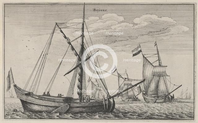 Boÿers, 1647., 1647. Creator: Wenceslaus Hollar.