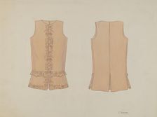 Boy's Waistcoat, c. 1936. Creator: Syrena Swanson