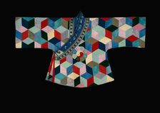 Boy's Baijia Pao ("One Hundred Household" Robe), China, Qing dynasty (1644-1911), 1850/1900. Creator: Unknown