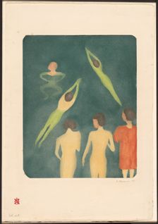 Boys Bathing, 1896. Creator: Edvard Munch