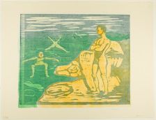 Boys Bathing, 1899. Creator: Edvard Munch
