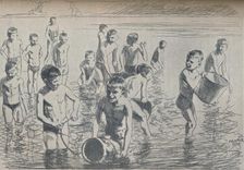 Boys Bathing c1911. Artist: Philipp Franck