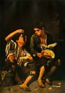Boys eating Fruit 1645, (1938). Artist: Bartolomé Esteban Murillo