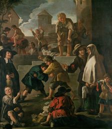 Boys Fighting, c1694. Creator: Luca Giordano