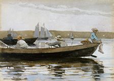 Boys in a Dory, 1873. Creator: Winslow Homer