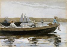Boys in a Dory, 1873. Creator: Winslow Homer