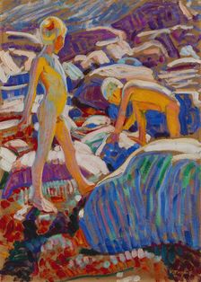 Boys on the Shore, c1910-1911. Creator: Verner Thome