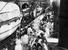 Boys on NEWPORT, between c1910 and c1915. Creator: Bain News Service