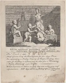 Boys Peeping at Nature, 1737., 1737. Creator: William Hogarth