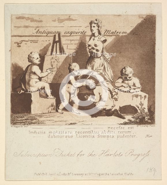Boys Peeping at Nature, 1782. Creator: Richard Livesay.
