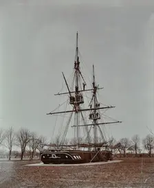 Boys performing seamanship display, Feltham Industrial School, London, 1908
