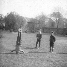 Boys playing, early 20th century(?)