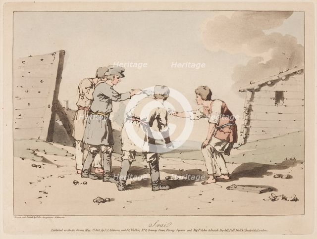 Boys playing Knucklebones (Babki).