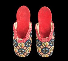 Boy's slippers, between 1800 and 1850. Creator: Unknown