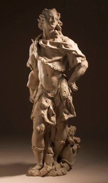 Bozzetto of a Warrior, c.1750. Creator: Unknown
