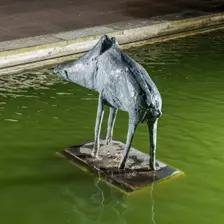 Boar the Water Gardens, Harlow, Essex, 2015. Artist: Steven Baker
