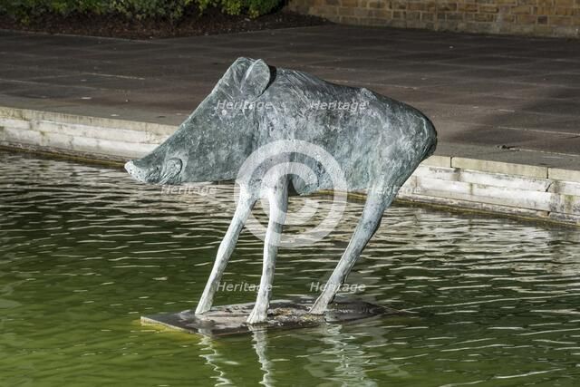 'Boar', the Water Gardens, Harlow, Essex, 2015. Artist: Steven Baker.