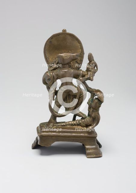 Boar Incarnation of God Vishnu Lifting Earth Goddess (Bhuvaraha), 11th century. Creator: Unknown.
