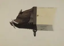 Boar's Head, c. 1941. Creator: Joseph Goldberg