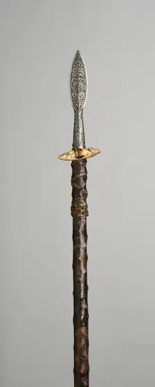 Boar Spear, Austria, 1680/1700 with later decoration. Creator: Unknown
