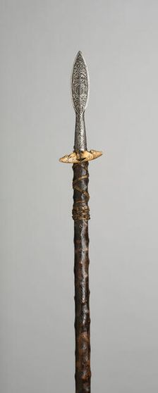 Boar Spear, Austria, 1680/1700 with later decoration. Creator: Unknown