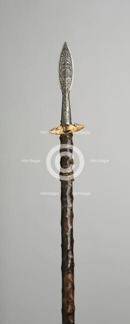 Boar Spear, Austria, 1680/1700 with later decoration. Creator: Unknown.