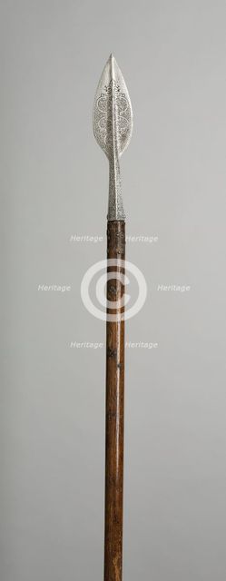 Boar Spear, Saxony, 1575/1600. Creator: Unknown.