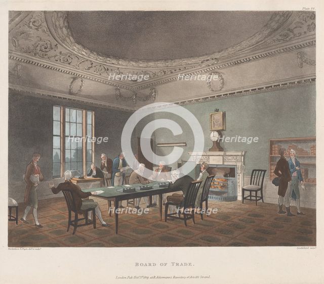 Board of Trade, October 1, 1809., October 1, 1809. Creator: J. Bluck.