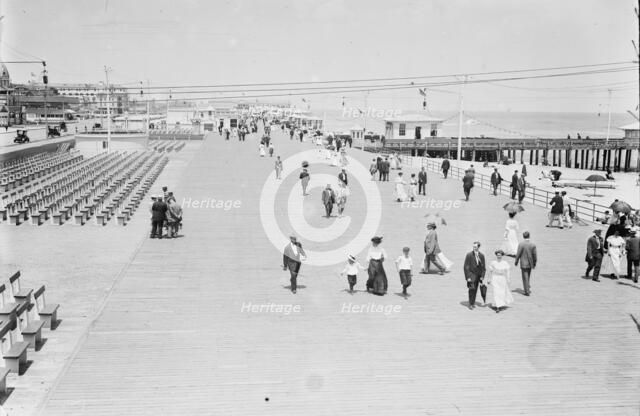 Board walk, Asbury, 1911. Creator: Bain News Service.